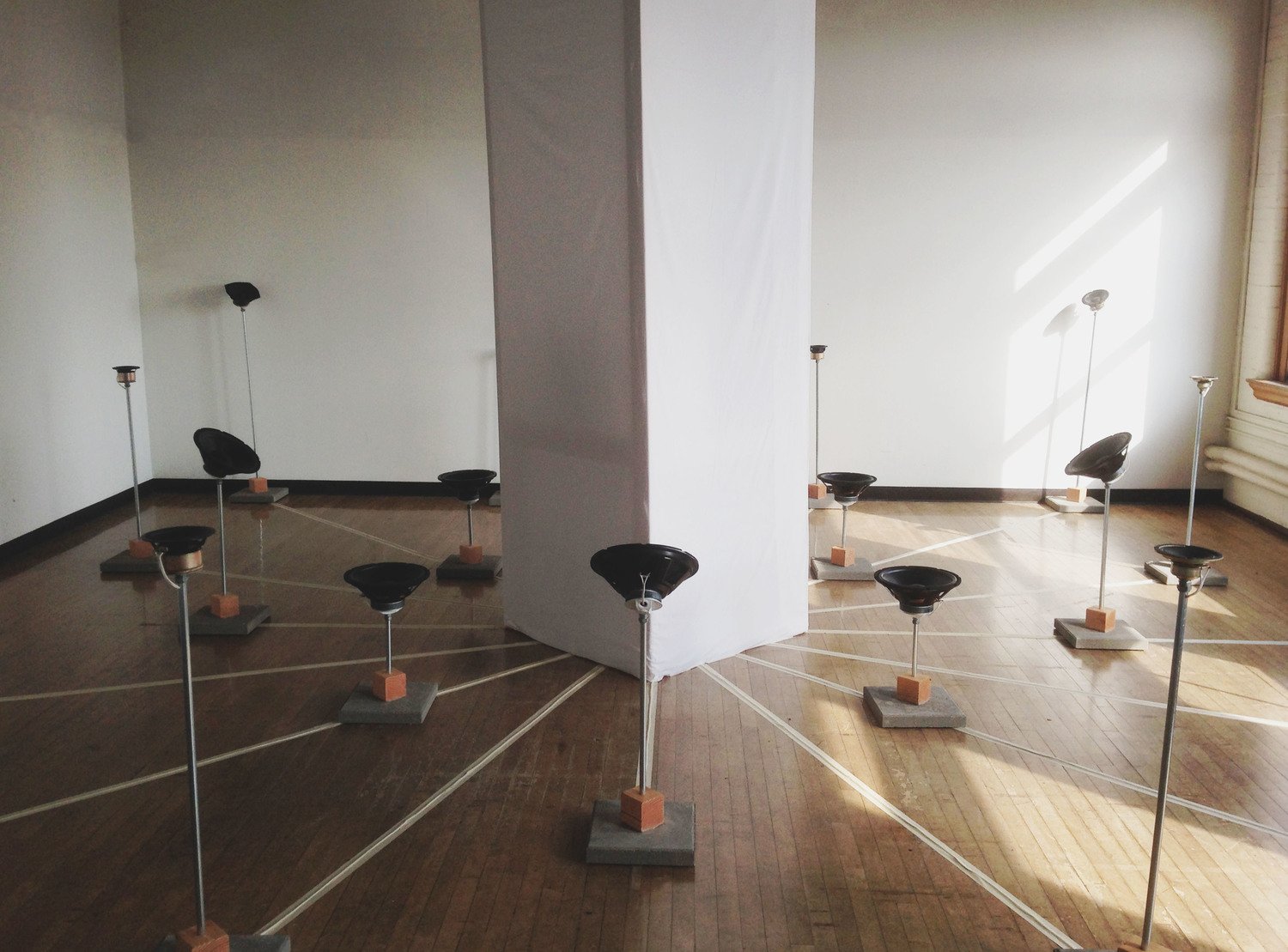 Four Harmonies installation at Golden Ticket Juried Art Show