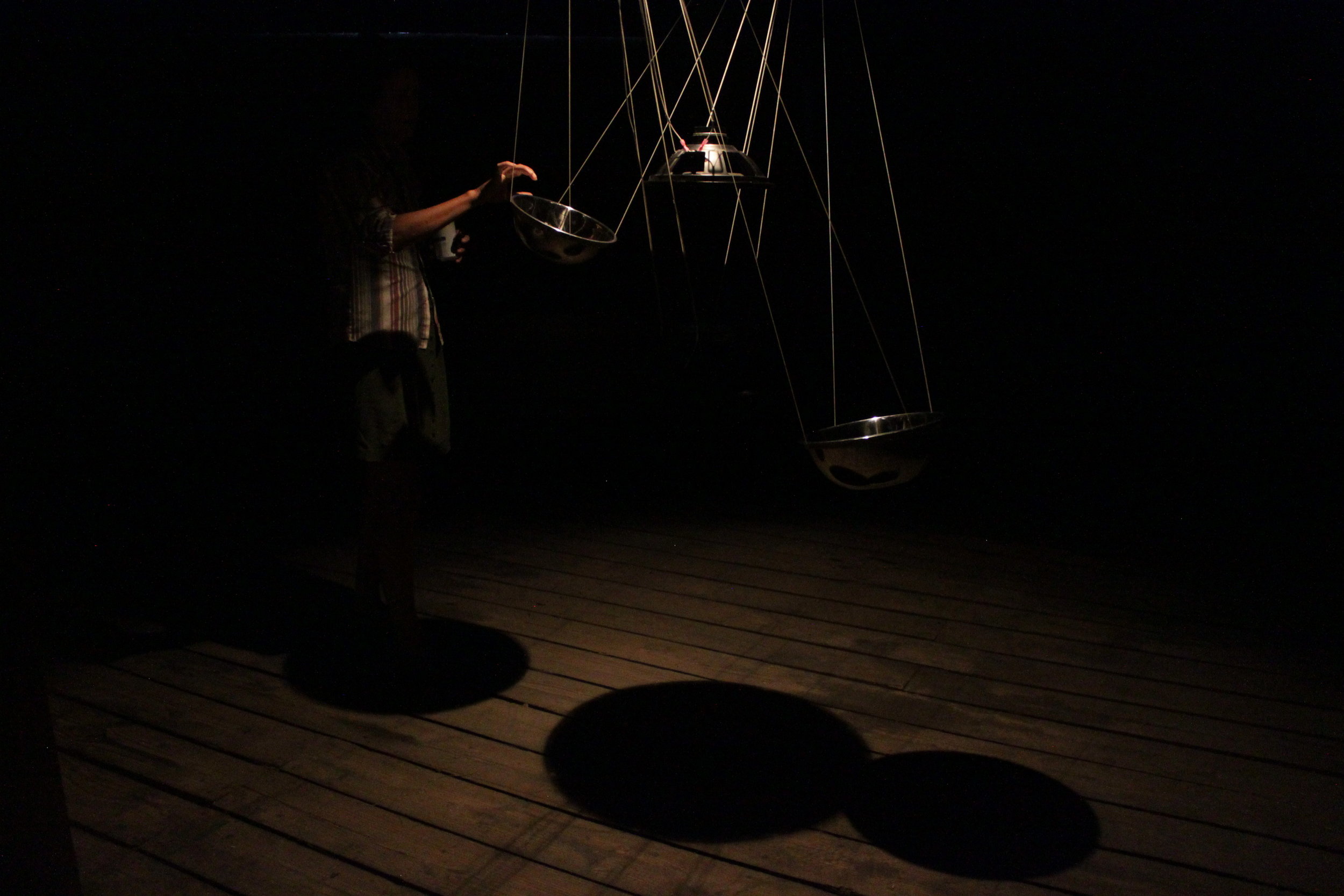 Oscillators Bowls installation
