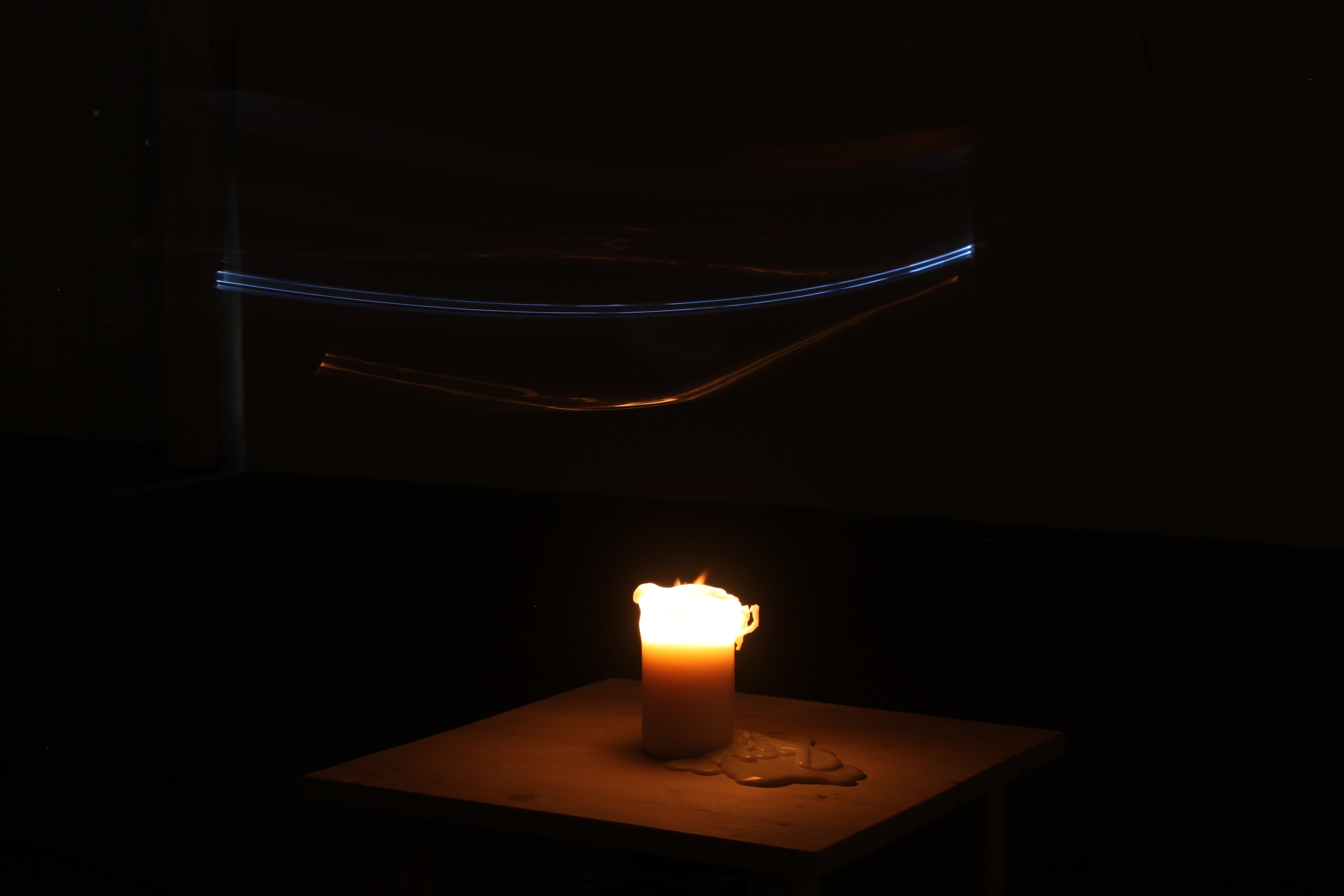 Oscillators Lights installation at Harvest Gallery